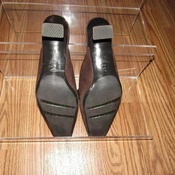 LIZ CLAIBORNE Tabita Leather Mules Slides Shoes 7M - Picture 4 of 4